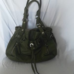 B Makowsky leather handbag